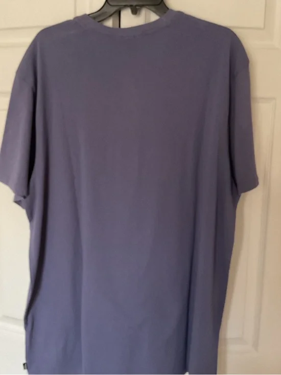 Eddie Bauer Men’s Purple Short-Sleeve Henley Tee - Picture 5 of 10
